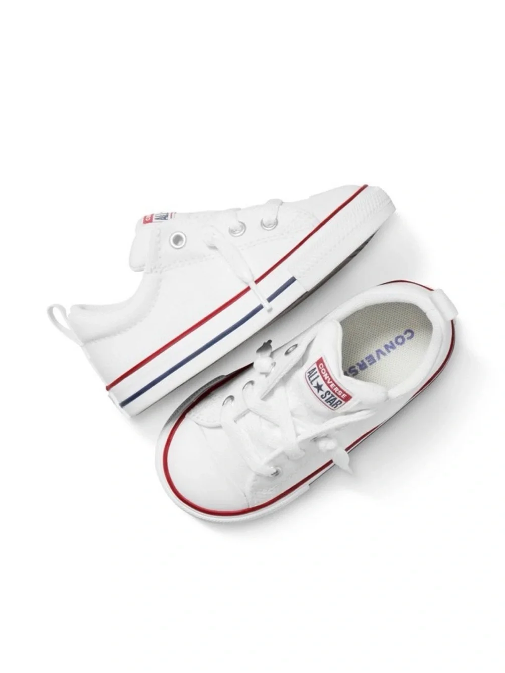 Converse Toddler Street Ox Low Top Sneakers - White 5